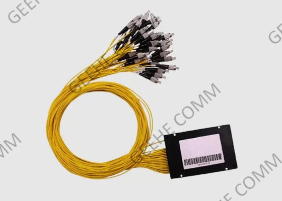 des PLC-1×32 Verbindungsstücke Lichtwellenleiter-Teiler Plastik-ABS Kasten-Paket-2.0mm FC UPC