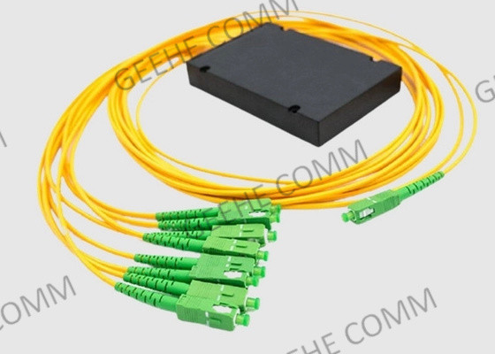 Lichtwellenleiter-Teiler 1 Datacentre-ABS Kasten-Corning-Faser Sc APC in 8 heraus