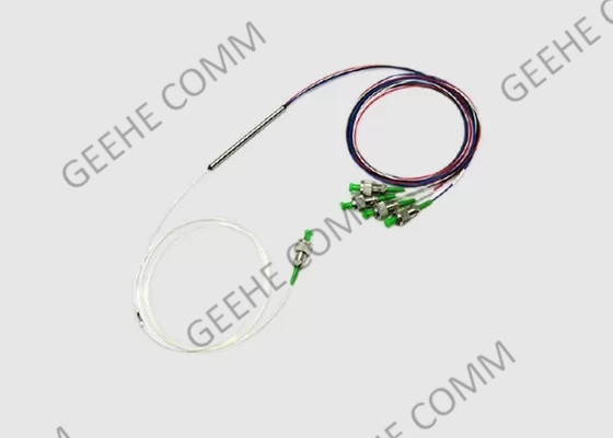 Stahlrohr FBT optischer 1310 1550nm 1×4 Verdrahtungshandbuch-Faser-Koppler