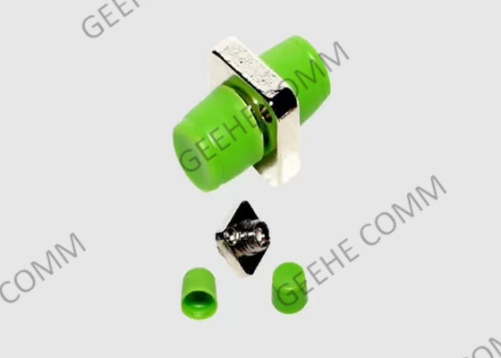 Grüne Farbmultimodefaser-Optikadapter FC-FC mit rechteckigem Flansch