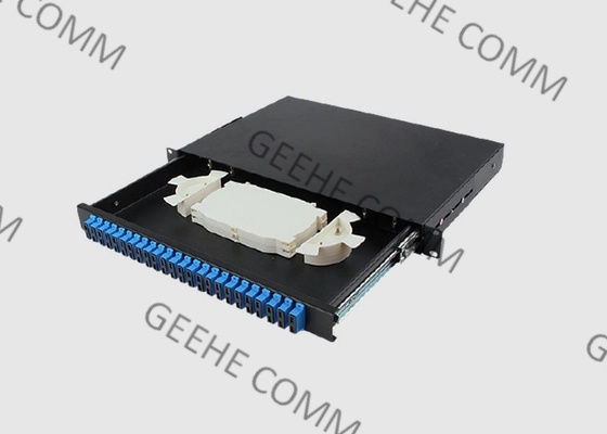 19-des Zoll-1U Hafen Millimeter-Simplex-Sc-/-PC-Adapter Gestell-Berg-der Schalttafel-24