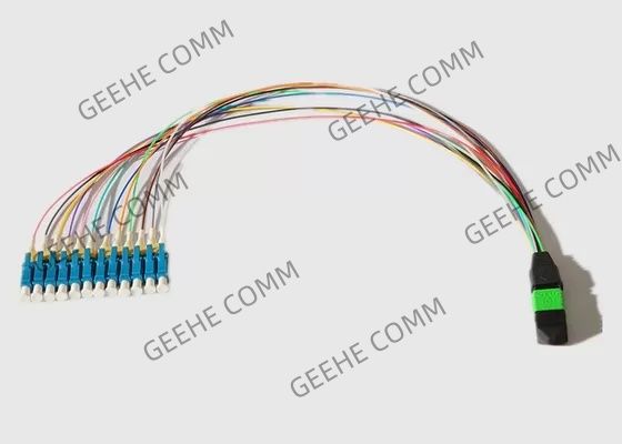 optisches Verbindungskabel der 0.9mm Monomode--12 Kern-MPO To12 LC