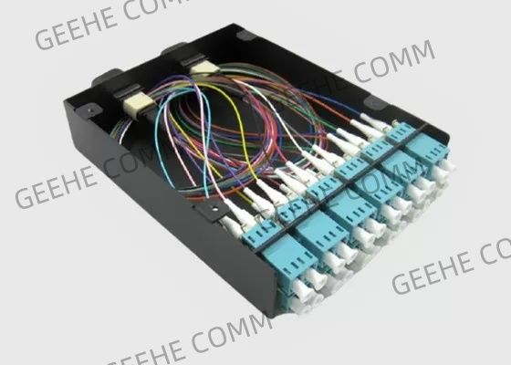 Duplex-Faser-Optikaustausch-Kassette des MTP-/MPOfaser-Ausbruch-Kabel-12×LC