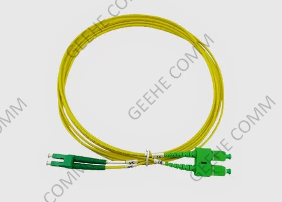 50/125 Duplex- LC APC zu Faser Optik-Jumper Cable Single Mode Sc APC