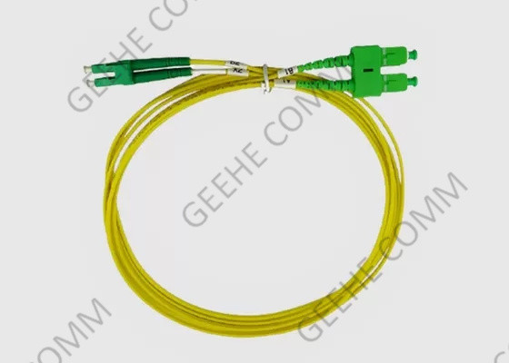50/125 Duplex- LC APC zu Faser Optik-Jumper Cable Single Mode Sc APC