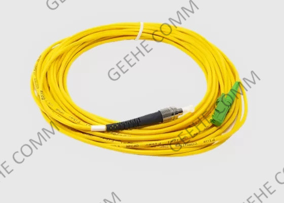 9/125 OS2 Einmodenfaser-Kabel 10m E2000/APC des Duplex-2.0mm zu FC/UPC