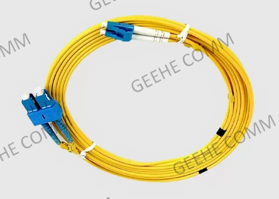 3M SC-LC 9/125 OS2 Singlemode faser-Flecken-Kabel PVCs OFNR Duplex