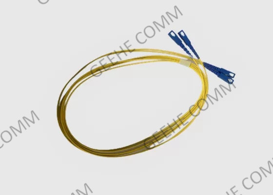 Jacken-Duplex 9/125 SC-SC PC Faser-Verbindungskabel 3Ms Yellow LSZH