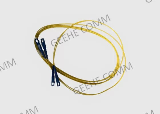 Jacken-Duplex 9/125 SC-SC PC Faser-Verbindungskabel 3Ms Yellow LSZH