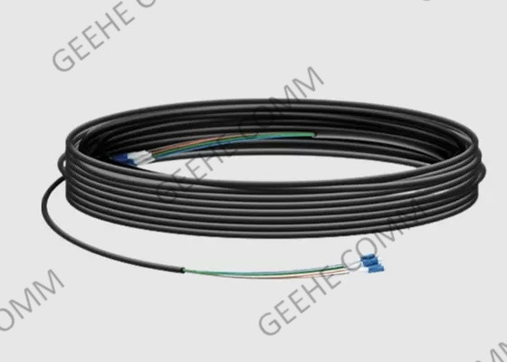 6 Preterminated gepanzertes Kabel der Faser-50/125 OM3 im Freien beendet mit LC-Verbindungsstücken