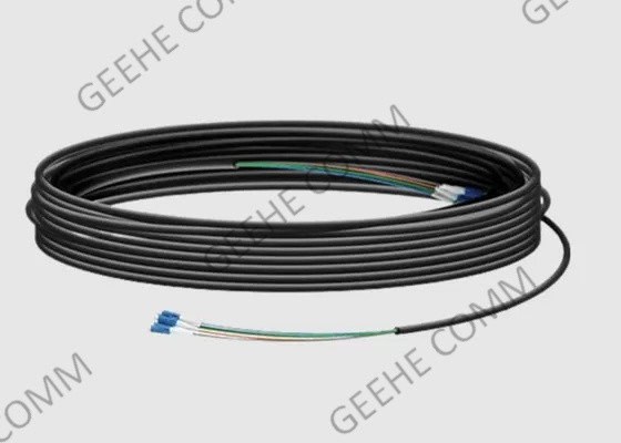 6 Preterminated gepanzertes Kabel der Faser-50/125 OM3 im Freien beendet mit LC-Verbindungsstücken