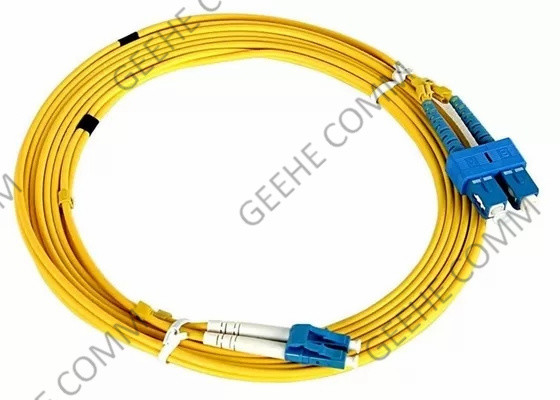 Zipcord-Aufbruch-Duplex 1M LC To Sc-Einmodenfaser-Flecken-Kabel