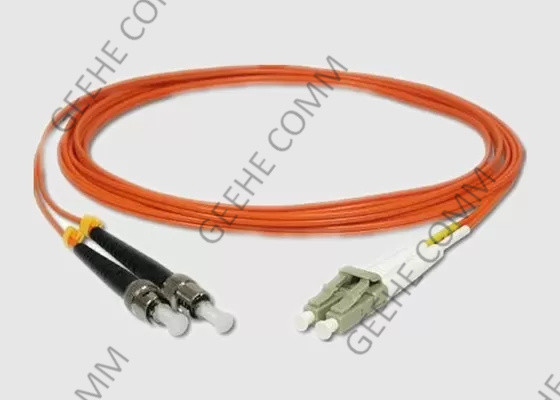 PVC-Jacke 1m LC Duplex-Faser-Optikflecken-Kabel St. zum in mehreren Betriebsarten