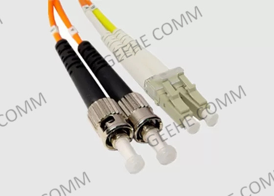 PVC-Jacke 1m LC Duplex-Faser-Optikflecken-Kabel St. zum in mehreren Betriebsarten