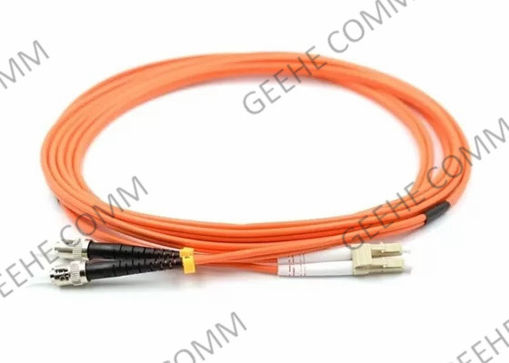PVC-Jacke 1m LC Duplex-Faser-Optikflecken-Kabel St. zum in mehreren Betriebsarten