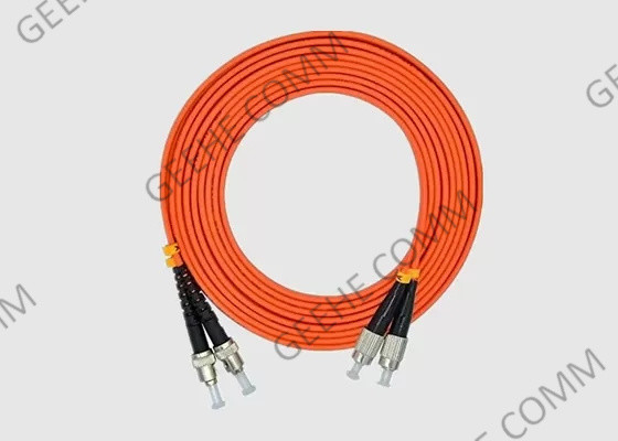FC Multimodefaser-Optikverbindungskabel zum St.-Duplex-OM3 0.9mm 1m