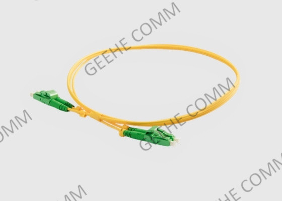 Faser-Optikflecken-Duplexkabel in mehreren Betriebsarten LC/APC G657A2 LSZH zu LC/APC 10 Meter