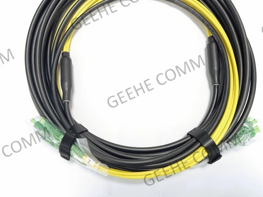 4 singlemode Ausbruchkabel der Faser, 12m