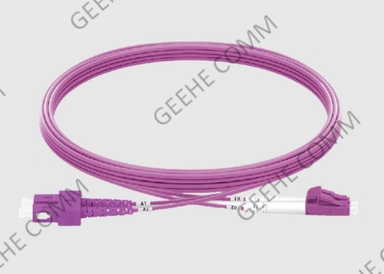 20M Duplex Multimode Faser-Flecken-Kabel Sc PVCs (OFNR) 2.0MM zu LC