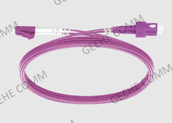 20M Duplex Multimode Faser-Flecken-Kabel Sc PVCs (OFNR) 2.0MM zu LC