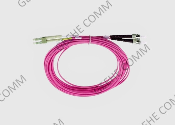 10GB LC zu St.-Duplex OM4 in mehreren Betriebsarten Violet Fiber Optic Ftth Cable