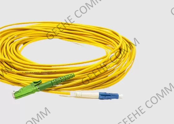 Singlemode 9/125 Optikverbindungskabel E2000 APC der Faser-OS2 zu LC APC