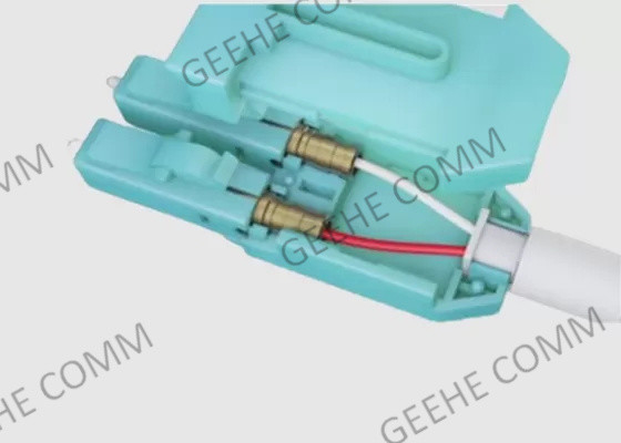 Duplex in mehreren Betriebsarten LC/LC Uniboot 50 Verbindungskabel des Mikrometer-Aqua-OM4