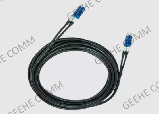 Kern-im Freien gepanzertes Faser-Optikverbindungskabel-Monomode- Duplex LC 2 wasserdicht