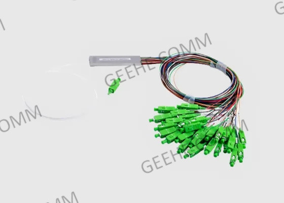 Singlemode des PLC-1x 26 Verbindungsstücke 60/40 Faser-Teiler-Rohr-SC/APC aufgeteilt