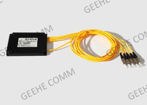 Kastenähnlicher Faser-Optikteiler FC/APC 1x4 2.0mm mit Verbindungsstück FC UPC
