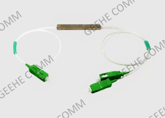 5G 1×2 FTTH optischer Teiler Sc APC 0.9mm mit 2 in 1 heraus