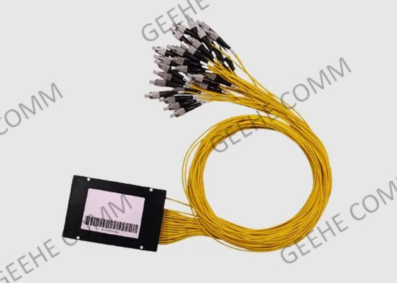 des PLC-1×32 Verbindungsstücke Lichtwellenleiter-Teiler Plastik-ABS Kasten-Paket-2.0mm FC UPC