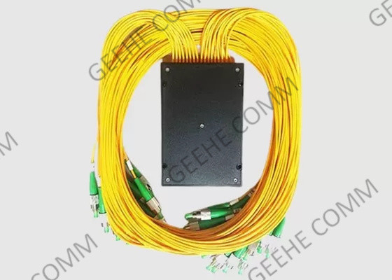 PLC Glasfaserkabelsplitter 1x64 ABS Box SM 2mm 1m FC APC Steckverbinder