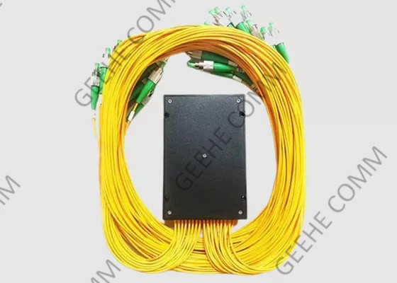 PLC Glasfaserkabelsplitter 1x64 ABS Box SM 2mm 1m FC APC Steckverbinder