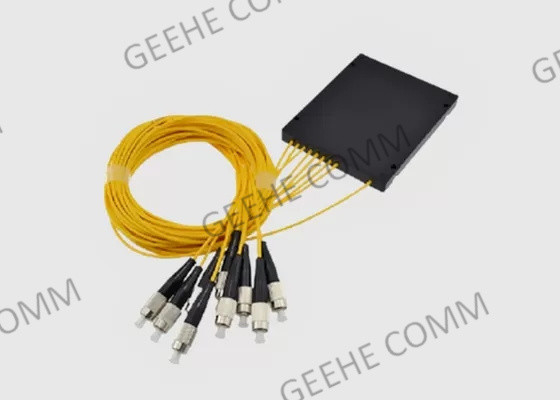 Kasten-Monomode- PLC-Faser-Optikteiler ABS FC APC 1×8 Standard-