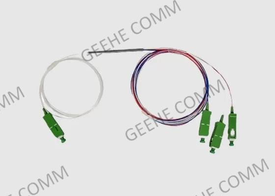Fenster-Faser-Optikkoppler 1310nm 1550nm des Monomode--1x3 dreifacher
