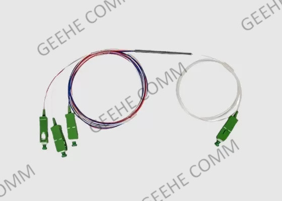Fenster-Faser-Optikkoppler 1310nm 1550nm des Monomode--1x3 dreifacher