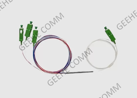 Fenster-Faser-Optikkoppler 1310nm 1550nm des Monomode--1x3 dreifacher
