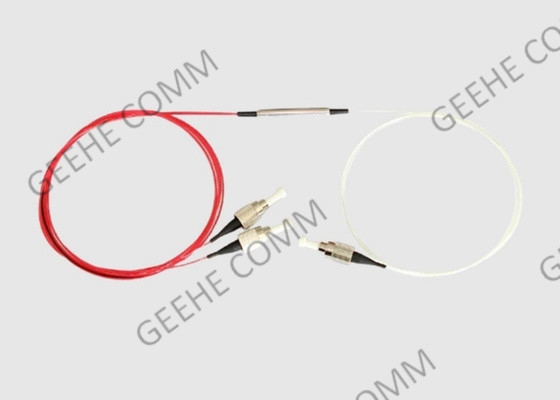 Singlemode FBT Teiler 1550 0.9mm 1x2 FC/APC FC/APC 9/125 10/90 aufgeteiltes Verhältnis