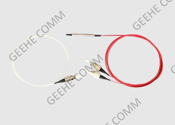 Singlemode FBT Teiler 1550 0.9mm 1x2 FC/APC FC/APC 9/125 10/90 aufgeteiltes Verhältnis