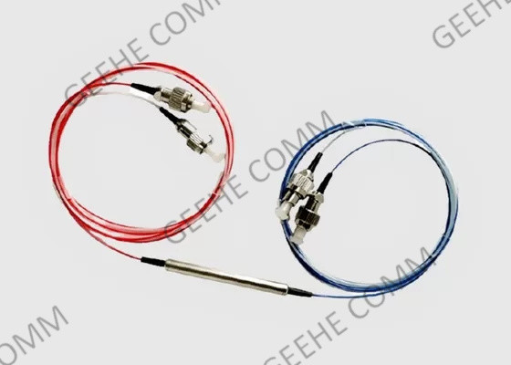 Teiler des Monomode--2X2 FC/APC FBT verdoppeln Faser des Fenster-0.9mm mit losem Rohr