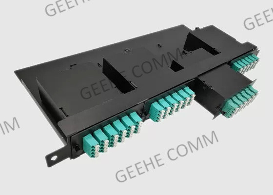 Duplex LC/UPC zur Faser-Optikeinschließung 24F MPO Mannhd 1U