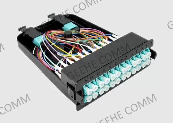 Duplex LC/UPC zur Faser-Optikeinschließung 24F MPO Mannhd 1U