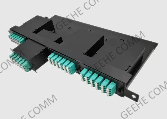 Duplex LC/UPC zur Faser-Optikeinschließung 24F MPO Mannhd 1U