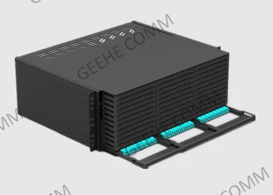 4U 576 Kerne LC zur MTP-Einmodenfaser-Schalttafel