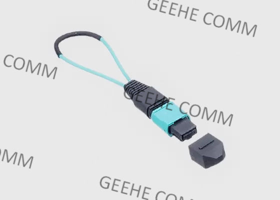 0.3m OM4 MPO MTP Faser-Optikloopback-Adapter