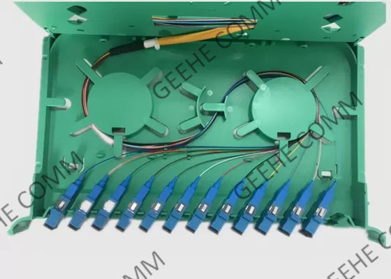 Kern-Faser Monomode- Sc UPC Fanout-12 Optik-Gestell-Berg PLC-Teiler-0.9mm