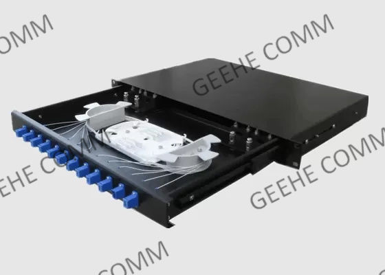 FASER-Schalttafel FTTH 1U 19 Portzoll-24 mit Adapter