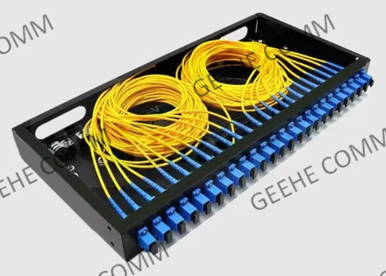 FASER-Schalttafel FTTH 1U 19 Portzoll-24 mit Adapter