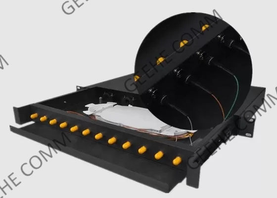 Portoptikschalttafel der St.-Zopf-50/125 faser-1U 12